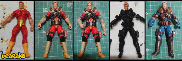 Cable (classic X-force) (Marvel Universe) Custom Action Figure