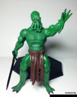 CTHU-LOO, MOTUC-style Cthulhu with its  sword, "DARK AEONS" (Masters of the Universe) Custom Action Figure