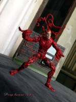 Carnage ( Cletus kasady ) (Marvel Legends) Custom Action Figure