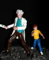Rick and Morty (Movie Masters) Custom Action Figure