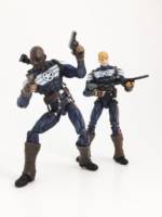 Nick Fury Jr. (Marvel Universe) Custom Action Figure [Nick Fury Jr. Articulation Shot]