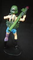 Tank Girl (Marvel Universe) Custom Action Figure [Back side view Tank Girl]