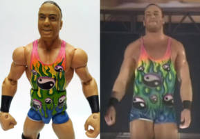 Rob Van Dam ECW 1997 / Monday Night Raw debut (Wrestling) Custom Action Figure