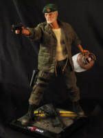 Bill from Left4Dead (Left 4 Dead) Custom Action Figure [Throwing propane!]