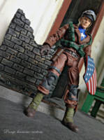 Captain america (the first avenger) rescue uniform version (Marvel Legends) Custom Action Figure