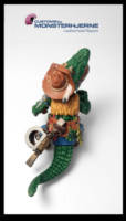 Leatherhead [Repaint] (Teenage Mutant Ninja Turtles) Custom Action Figure [Leatherhead Custom TMNT Monsterhjerne]