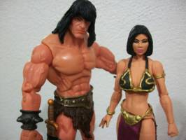 Conan and Zenobia (Conan) Custom Action Figure