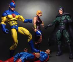 Ultra-Humanite with Cyclotron and Deathbolt (DC Infinite Heroes) Custom Action Figure