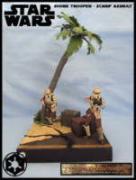 Shore Troopers - Scarif Assault (Star Wars) Custom Diorama / Playset