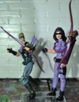 Hawkeyes - Clint Barton and Kate Bishop (Marvel Universe) Custom Action Figure