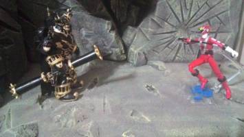 Crime Minister Yogoshimacritein (Power Rangers) Custom Action Figure [Yogoshimacritein VS Go On Red]