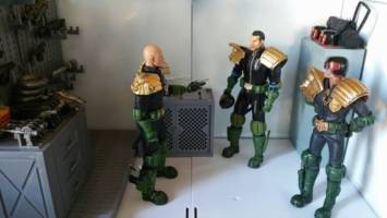 Justice Dept Armoury (Judge Dredd) Custom Diorama / Playset