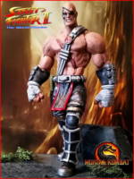 Kano-Gat, The Bipolar Mortal Fighter (Street Fighter) Custom Action Figure