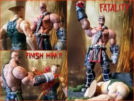 Kano-Gat, The Bipolar Mortal Fighter (Street Fighter) Custom Action Figure