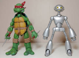 NECA Fugitoid (Teenage Mutant Ninja Turtles) Custom Action Figure