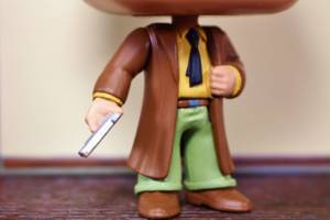 Commissioner Gordon (Pop animated style) (Funko Pop!) Custom Miniature / Figurine