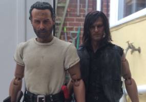 Rick and Daryl (Walking Dead) Custom Action Figure