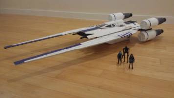 U-Wing 1:18 scale playset for 3.75" action figures (Star Wars) Custom Vehicle