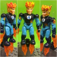 The Human Torch marvel mega bloks (Mega Bloks) Custom Miniature / Figurine [The Human Torch marvel mega bloks]