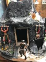 Orc cave entrance (Dungeons and Dragons) Custom Diorama / Playset
