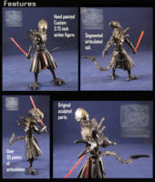 Xenomorph Sith Lord (Star Wars) Custom Action Figure