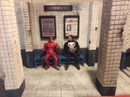 subway diorama (Marvel Knights) Custom Diorama / Playset