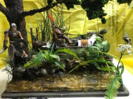 Riverside Road way Diorama (Lord of the Rings) Custom Diorama / Playset