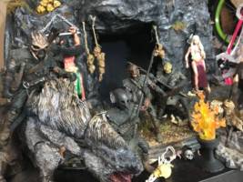 Durlolk the scout and Warg mount (Lord of the Rings) Custom Action Figure