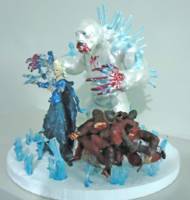 Dark Elsa & Marshmallow (Fantasy) Custom Action Figure