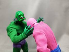 StarMan & The Amazon - Nintendo  Pro Wrestling (Nintendo) Custom Action Figure