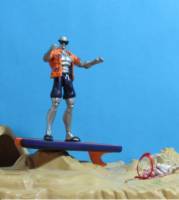 Summertime Silver Surfer (Marvel) Custom Action Figure