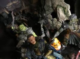 Gooluk the Half-Ogre and the Fall of Gil Galad (Lord of the Rings) Custom Action Figure