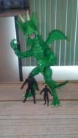 Fin Fang Foom (Marvel Universe) Custom Action Figure [Size comparison]