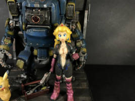 Mechanic Princess Peach (Nintendo) Custom Diorama / Playset