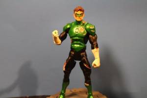 Battle Damage Green Lantern Hal Jordan (DC Universe) Custom Action Figure