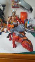 Fyron, the Blazing He-Man with Ash Dragon (aka Guerrero prototype He-Man) (Masters of the Universe) Custom Action Figure