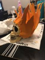 Ghost Rider Skull (Ghost Rider) Custom Statue / Bust