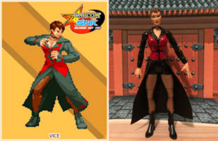 Vice (King of Fighters) Custom Action Figure