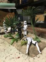 Dirt and Some Plants (Star Wars) Custom Diorama / Playset