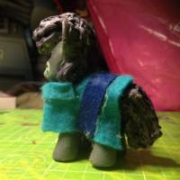 Maud Rock Pie (My Little Pony) Custom Action Figure [Rear View]