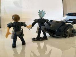 Citidel Cops Rick and Morty (Call of Duty: Black Ops) Custom Action Figure [Back View]