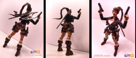 Lara Croft [Tomb Raider Legends] (Tomb Raider) Custom Action Figure