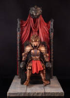 MYTHIC LEGION THRONE ENVIRONMENT 1:12th SCALE MARVEL LEGENDS DIORAMA BASE PLAYSET (Mythic Legions) Custom Diorama / Playset [Mythic Fantasy King Throne Environment Diorama Playset Display Legion Base 6" 1:12th]