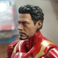 Realistic Tony Stark Iron Man Head (Marvel Legends) Custom Action Figure