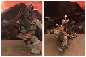 Dol Guldur - Catapult Troll (Hobbit) Custom Action Figure