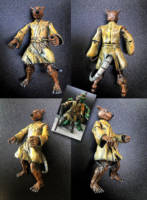 Splinter (Mirage Comics) (Teenage Mutant Ninja Turtles) Custom Action Figure [360 vieuw]