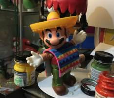 Poncho Mario (Super Mario Odyssey) (Nintendo) Custom Action Figure