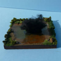 Crashed into a Swamp (Gundam) Custom Diorama / Playset
