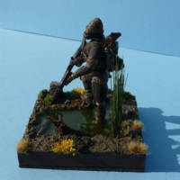 Dengar in a Swamp (Star Wars) Custom Diorama / Playset