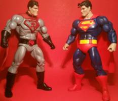 Red Son Superman (DC Universe) Custom Action Figure [RED SON SUPERMAN VS SUPERMAN FROM DARK KNIGHT RETURNS]